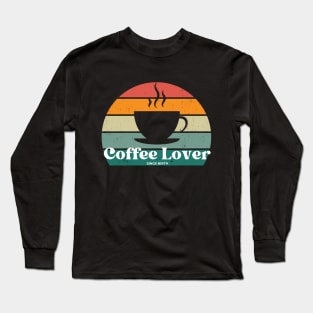 Vintage Coffee Lover Tee - Retro Morning Brew Shirt Long Sleeve T-Shirt